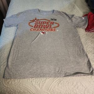Nike Gray Kansas City Chiefs Super Bowl Champions Tee